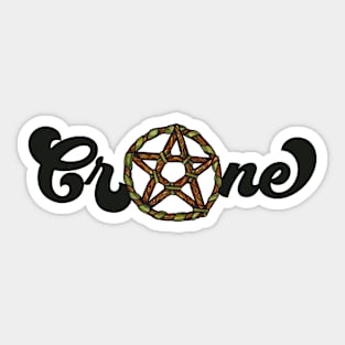 Crone Sticker